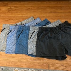 Athletic shorts 5 pack